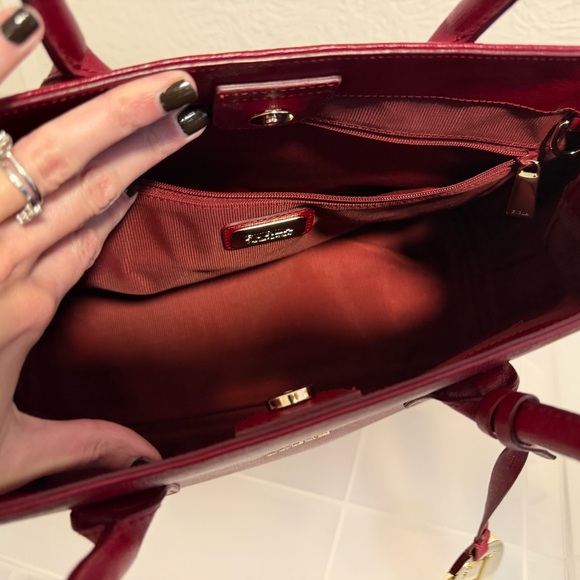 Furla Linda Burgundy Leather handbag - Picture 8 of 8